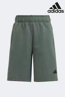 adidas Green Kids Sportswear Z.N.E. Doubleknit Shorts (627567) | kr389