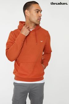Plain orange hoodie 2025 mens