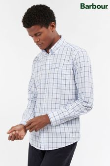 Barbour® White Bradwell Tattersall Check Shirt (628001) | AED420