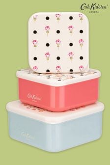 Cath Kidston Blue Painted Table Snack Boxes 3PK Set of 2 (629309) | €32