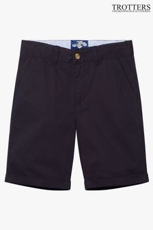 Trotters London Navy Blue Charlie Chino Shorts (629865) | $83 - $93