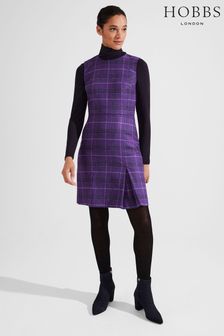 Hobbs Purple Avery Dress (630909) | AED826