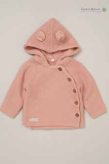 粉色 - Homegrown棉質針織紐扣開襟毛衣 (630916) | NT$1,310