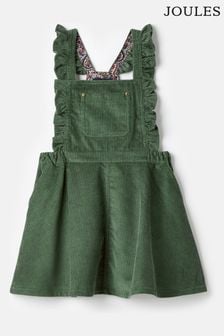 Joules Adaline Green Pinafore Dress (631220) | €38 - €45