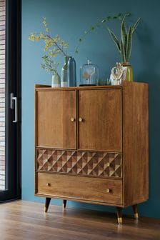 Lloyd Mango Wood Cabinet with Drawers (631695) | €825