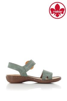 Rieker Womens Green Hook & loop Sandals (631808) | 180 zł