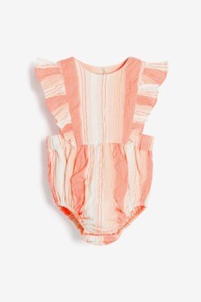 Barboteuse à rayures fluo