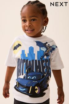 White Batwheels Short Sleeve T-Shirt (3mths-8yrs) (632394) | $19 - $22