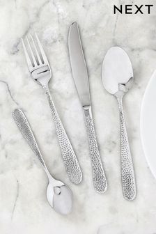 Silver Camden Hammered 16pc Cutlery Cutlery Set (632444) | 19 €