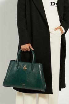 Dune London Green Daitlyn Structured Top Handle Handbag (632829) | €151