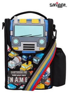 Smiggle Black Movin' Junior ID Lunchbox with Strap (632988) | NT$980