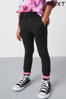 Negro - Pantalones de chándal ajustados (3-16 años) (633586) | 13 € - 19 €
