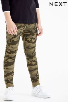 Green Camouflage Skinny Fit Cuffed Joggers (3-16yrs) (633676) | €11 - €16