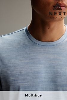 Azul pálido - Camiseta de entrenamiento de malla Active (634159) | 21 €