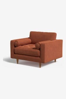 MADE.COM Matt Velvet Burnt Orange Scott Loveseat (634316) | €975