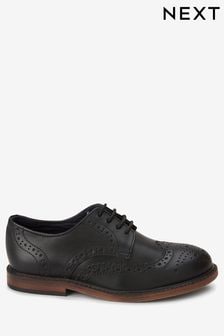 שחור - נעלי אוקספורד מעור (634410) | ‏126 ‏₪ - ‏168 ‏₪