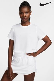 Nike White One Classic Breathable Dri-FIT Short-Sleeve Top (634425) | $60
