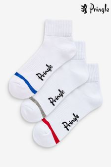 Pringle White Sporting Ankle Socks (635737) | kr182