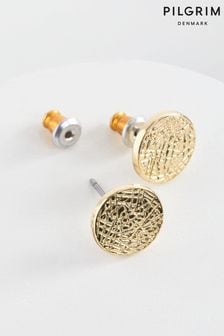 PILGRIM Gold Plated Wynonna Rustic Earrings (636647) | €18