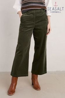 Zielony - Seasalt spodnie sztruksowe Cornwall Asphodel (636651) | 225 zł