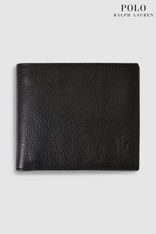 Schwarz - Polo Ralph Lauren Brieftasche aus Leder, schwarz (636970) | 94 €