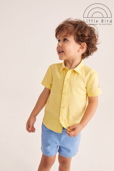 Little Bird Yellow Short Sleeve Shirt