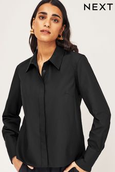 黑色 - 合身領口長袖襯衫 2 套裝 (638237) | NT$1,260