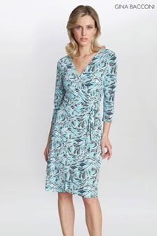 Gina Bacconi Blue Desiray Jersey Dress (638643) | 504 zł