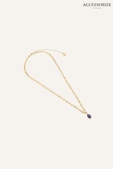 Accessorize 14ct Grey Pearl Chain Necklace (638985) | 37 €