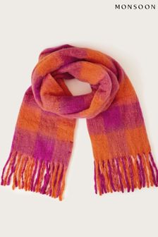 Monsoon Pink Check Blanket Scarf (639447) | €40