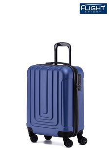 Flight Knight 55x40x20cm Ryanair Priority 8 Wheel ABS Hard Case Cabin Carry On Hand Black Luggage (639457) | OMR26