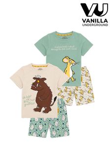 Vanilla Underground Green Gruffalo Kids Licensing Pyjamas 2 Packs (639782) | $41