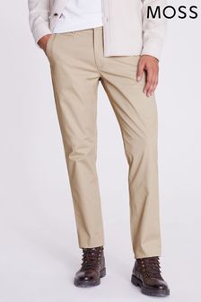 Moss Tailored Fit Stretch-Chinos, Steingrau (641071) | 67 €