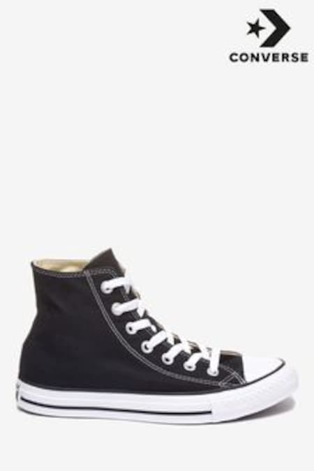 أسود/أبيض - حذاء رياضي بقبة مرتفعة Chuck Taylor All Star من Converse (641714) | 31 ر.ع