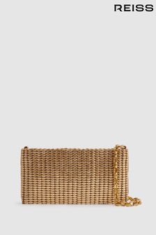 Reiss Bailey Beaded Removable Strap Shoulder Bag