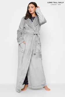Серый - Long Tall Sally халат макси с шалевым воротником (642057) | €14