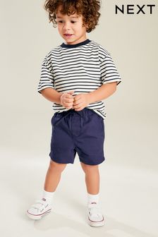 Navy Blue Pull-On Shorts (3mths-7yrs) (642451) | $9 - $13