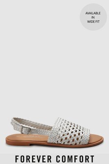 Sandales Forever Comfort® tressées à bride arrière