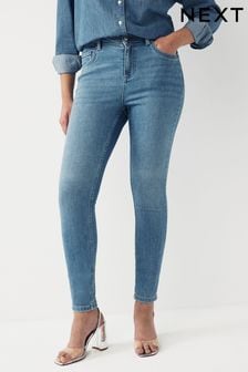 Denim, Mittelblau - Superweiche Hourglass-Jeans in Skinny Fit (642947) | 39 €