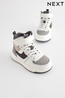 White/Black High Top Trainers (643004) | €19 - €21