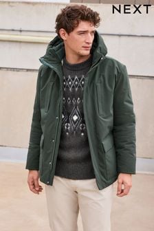 Mens khaki coats uk sale