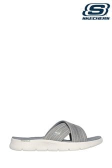 Grau - Skechers Damen Go Walk Flex Butterfly Bliss Sandalen (644436) | 69 €