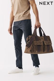 Khaki Green Waxed Holdall (644668) | 63 €