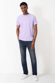 أرجواني فاتح - Crew Clothing Plain Cotton Classic T-shirt (644826) | 124 ر.ق