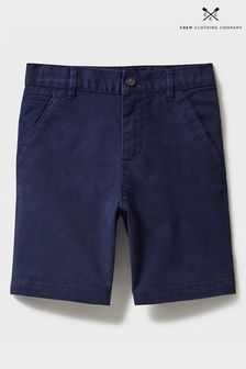 Crew Clothing Company Blue  Cotton Classic Casual Shorts