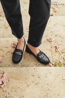 Black Leather Forever Comfort® With MotionFlex Moccasin Shoes (644939) | 22 €