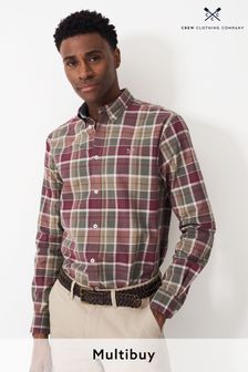 Crew Clothing Check Print Cotton Classic Shirt (644967) | kr1 190