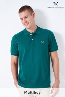 Petrolgrün - Crew Clothing Einfarbiges, klassisches Polo-Shirt aus Baumwolle (645039) | 61 €