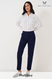 Bleu - Pantalon chino Crew Clothing Salcombe (645160) | €58