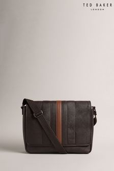 Ted Baker Brown Evelake Striped PU Messenger Bag (646350) | €119